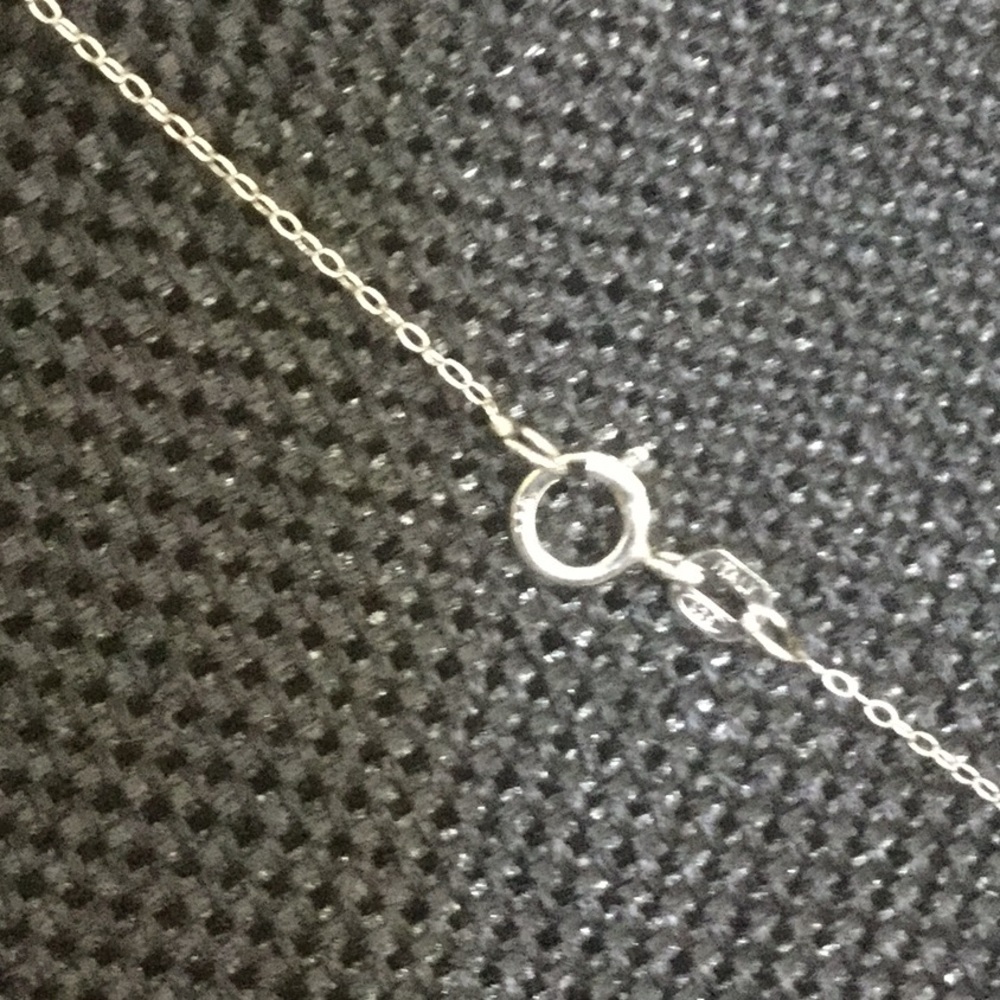 18”.925 SSNecklace Swarovski Oval Crystal&Earrings - Picture 2 of 7